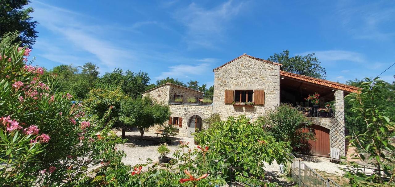 Mas Le Corbery Villa Largentière Eksteriør billede